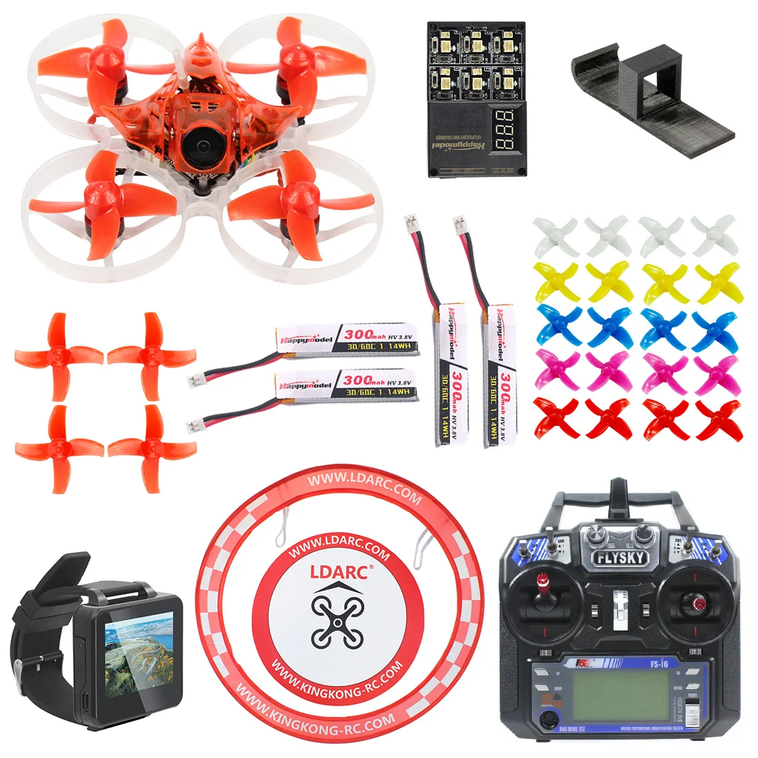 Обновленная модель 75 мм V2 Crazybee F4 Pro OSD 2S FPV очки для часов Радиоуправляемый