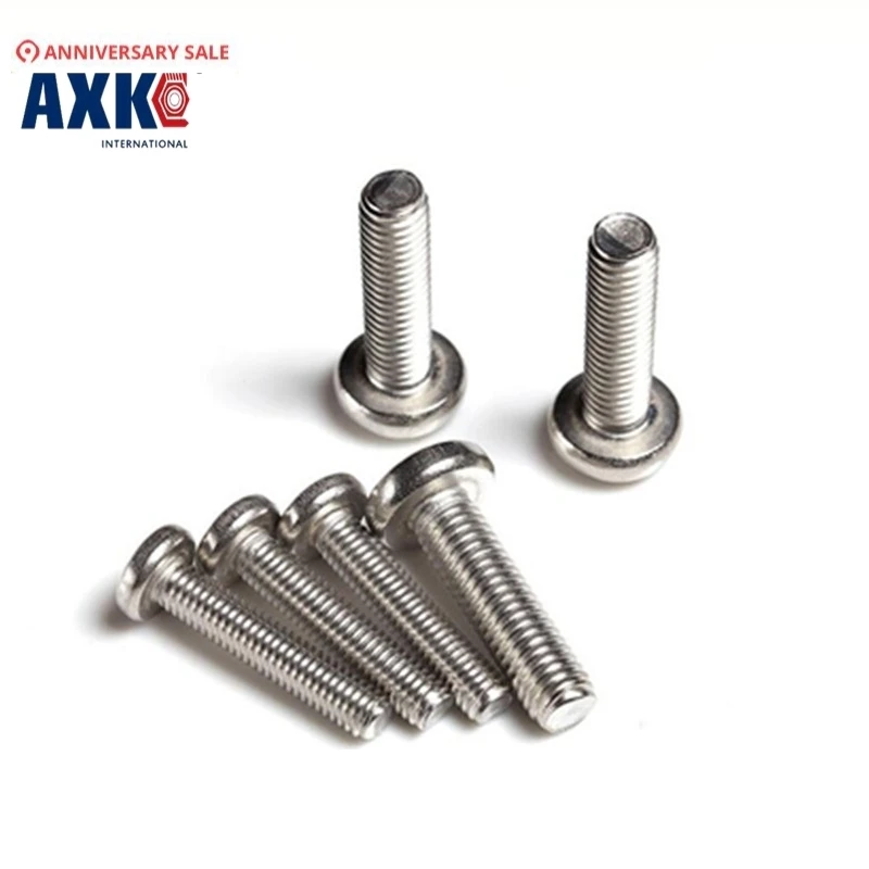 Axk 50 шт M1.6/m2/m2.5/m3/m4 Din7985 Gb818 Нержавеющая сталь крестообразный шлиц головкой шурупы