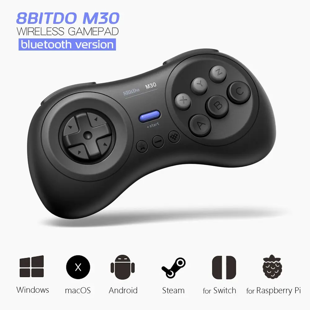 

New 8Bitdo M30 bluetooth Wireless Gamepad Game Controller for Switch for Steam MacOs Android for Windows