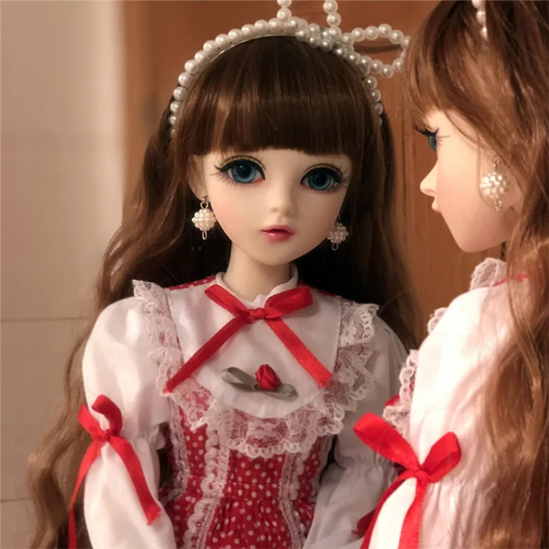 1/3 BJD кукла с одеждой Подвижная гибкими суставами поддержка Сменные Глаза DIY