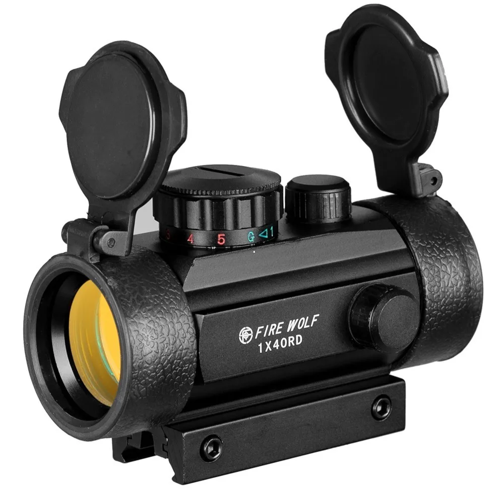 1x40 Hunting Riflescopes Tactical Holographic Red Dot Green 11mm/20mm Mount Optical Sight Rifle Gun Scope Airsoft Arma 1x40 Hunting Riflescopes Tactical Holographic Red Dot Green 11mm/20mm Mount Optical Sight Rifle Gun Scope Airsoft Arma