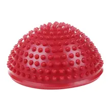 Йога полусфера физической Фитнес прибор мяч для тренировки баланса точечный массаж степпинги баланс стручки тренажерный зал Йога Пилатес