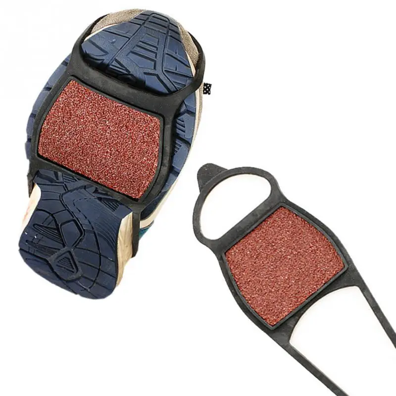 

1 Pair Outdoor Snow Pavement Double Side Non Skid Nail Spikes Accessories Climbing Coarse Sand Claw Shoe Covers Grips Tools