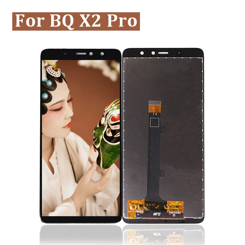 10 шт./лот для BQ Aquaris X2 ЖК дисплей сенсорный экран в сборе дигитайзер Pantalla Pro