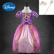 Платье Принцессы Диснея для девочек, Белоснежка, Золушка София, косплей, вечерние платья на свадьбу, день рождения, детская одежда, детские платья#004