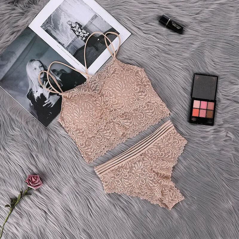 

Sexy Women Ladies Push Up Lace Lingerie Underwear Girls Sleepwear Brassiere Exotic Sets