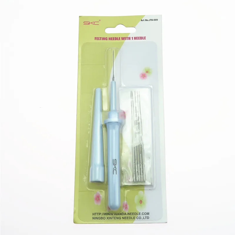 

High Quality DIY Wool Felt Needles With 5 More Replaceable Needles Embroidery Craft Sewing Tools Single Felting Needles