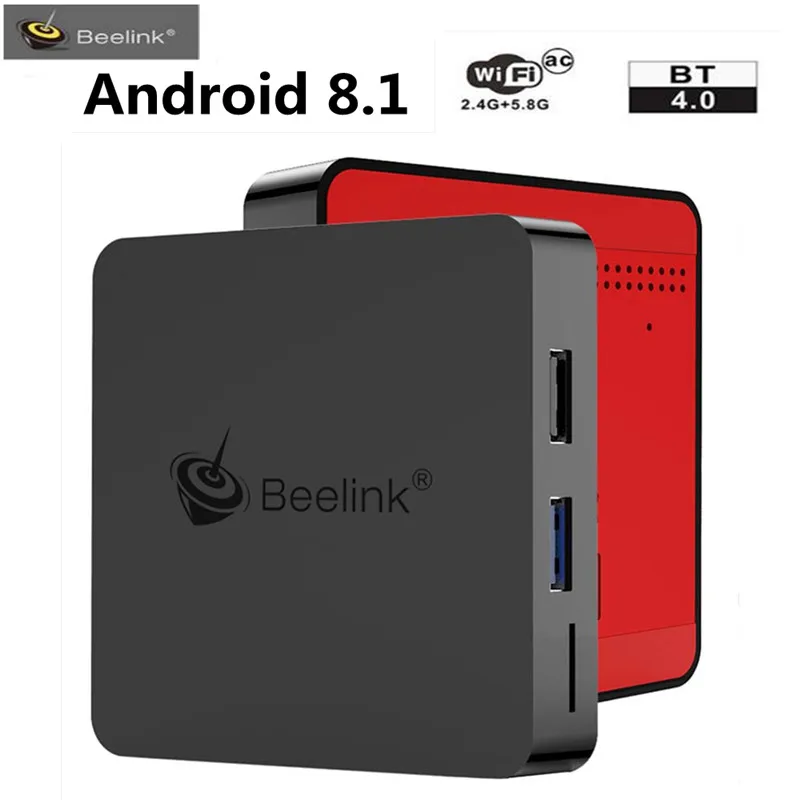 Beelink GT1 Mini 4 Гб 64 ГБ Android 8 1 ТВ коробка Amlogic S905X2 г 32 к Декодер каналов кабельного