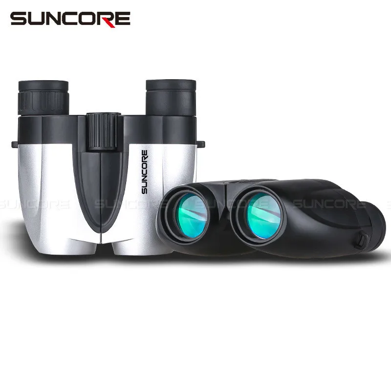 SUNCORE التكبير تلسكوب 10X25 مناظير مع انخفاض ضوء للرؤية الليلية في الهواء الطلق مراقبة الطيور سفر الصيد التخييم 1000 متر
