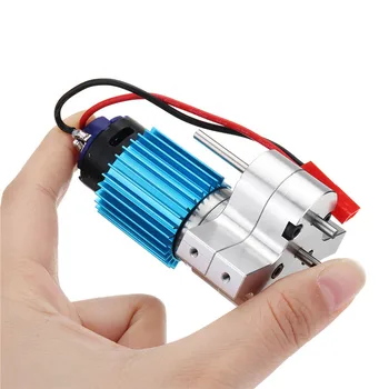 

High Quality 1PC Metal Transfer Gear Box W/ 370 Motor for WPL B-16 B-24 B-36 C24 4WD/6WD RC Car
