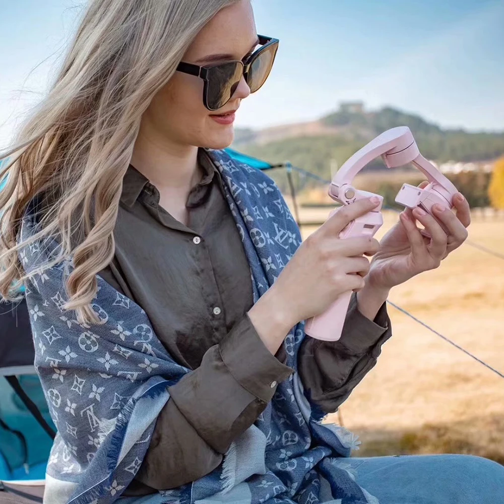 Snoppa Atom 3 оси складной карманный ручной Gimbal стабилизатор для iPhone смартфон GoPro и