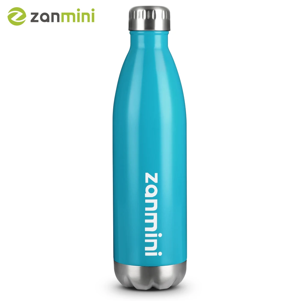 

Zanmini 750ML Stainless Steel Portable Cup Vacuum Flask Insulated Cola Water Bottle Lightweight Cool Thermoses Drinkware