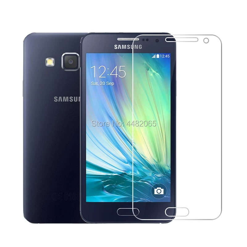 Защитное стекло закаленное 2.5D 0 26 мм 9H для Samsung GALAXY A3 2015 A3000 A300 SM-A300F | Мобильные