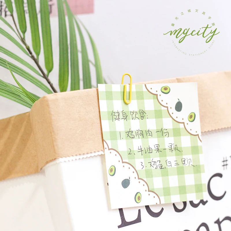 SIXONE сладкие фрукты блокнот Декор Kawaii клубника вишня корейский Note бумага