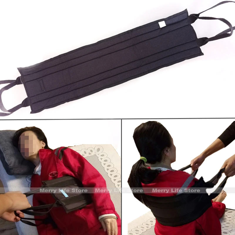 

Patient Transfer Belt Lift Sling Patients Elders Body Turn Over Lifting Transferring Patient Care Safety Mobility Aids Equipment
