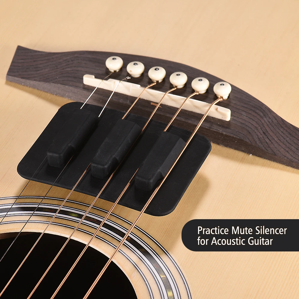 Acoustic Guitar Muter Guitar Strings Mute Pad Soft Rubber Material
