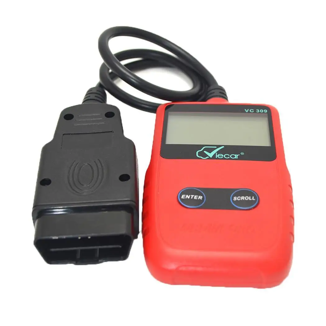 Автомобильный диагностический сканер VC309 OBD II Elm327 инструмент для считывания