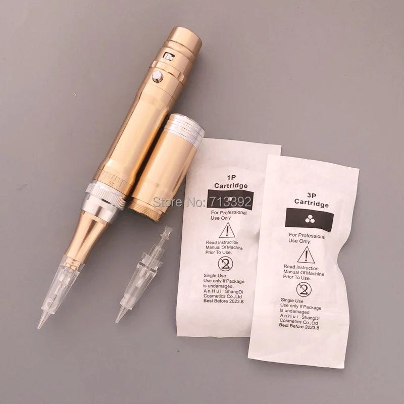 

Professional Wireless Eyebrow Tattoo Machine Permanent Makeup Eyebrow Lips Machine Pen With Cartridge