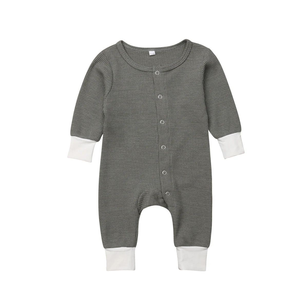 

2018 Newest Brand Newborn Baby Boy Toddler Patchwork Long Sleeve Romper Jumpsuit Spring Clothes Outfit