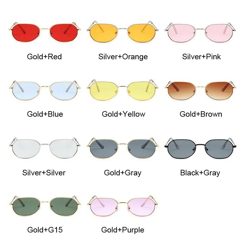 Полигональные Солнцезащитные очки женские роскошные Ретро Металлические солнцезащитные очки Женские винтажные зеркальные очки UV400