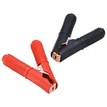 90 мм 100A Металл крепление для автомобильного аккумулятора Крокодил Аллигатор тесты зажим напряжение er мощность инструмент 12 В/24 В/48 В