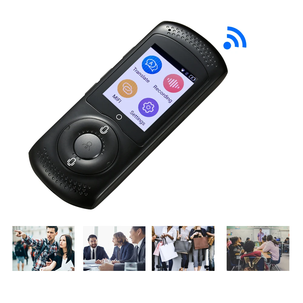 

Smart Voice Language Translator 2.0" TouchScreen Real Time Instant Portable Translator 45 Languages Two Way Translation 4G WiFi