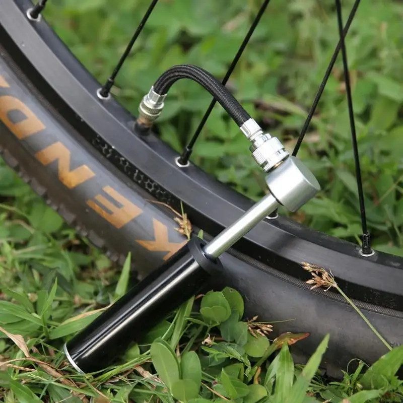 

Mini Bicycle Aluminum Alloy Cycling Hand Air Pump Portable Tire Inflator Cycling Hand Air Pump Ball Tire Inflator Bike Pump