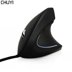 CHUYI USB Проводная эргономичная Вертикальная мышь 800-1200-3200-2000 dpi 5 кнопок оптическая компьютерная мышь игровая геймерская мышь для ноутбука PC