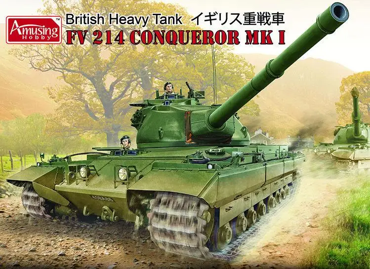 Amusing Hobby 1/35 35A006 Британский тяжелый танк FV214 Conqueror Mk.I | Игрушки и хобби