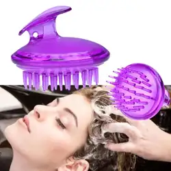 1 шт. силиконовый массажер для головы Шампунь Щетка для массажа головы расческа для мытья волос щетка для душа ванна спа Массажная щетка для