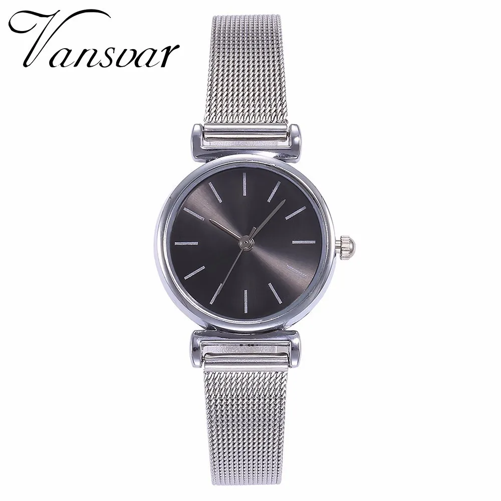 

Hot Fashion Women Silver Mesh Belt Watches Luxury Casual Ladies Steel Quartz Watches Gift Clock Relogio Feminino Drop Shipping