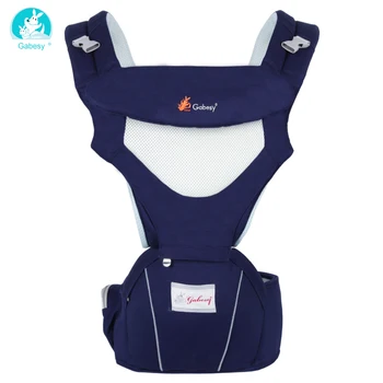 

Gabesy Newborn 3 In 1 Ergonomic Baby Carrier Infant Sling Kid Backpack Hip Seat Ergonomic Design Multiple Carrying Ways Backpack