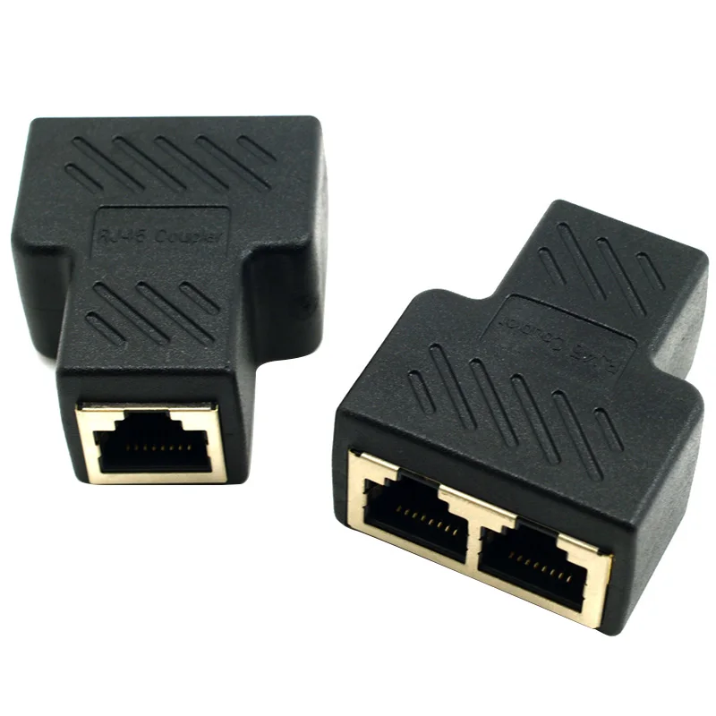 CY _ UT 004 STP UTP Cat6 RJ45 8P8C штекер на двойной адаптер|Компьютерные кабели и разъемы| |