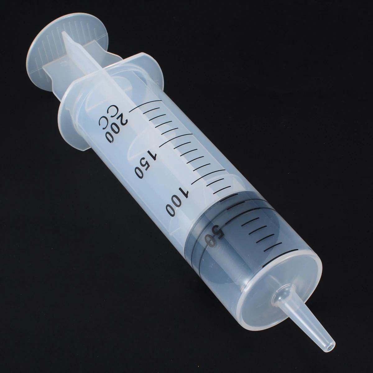 

New 200ml Large Plastic Syringe Transparent Measuring Syringe Nutrient Reusable Lab Home Kitchen Measure Tools