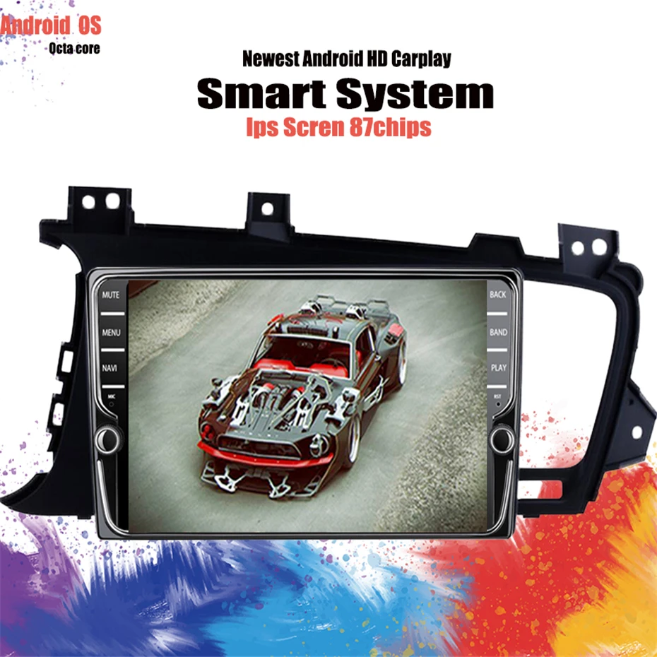 Deckless Octa Core IPS Android 8 1 Автомобильный DVD плеер для Kia K5/Kia Optima 2015 2012 gps РАДИО wifi стерео