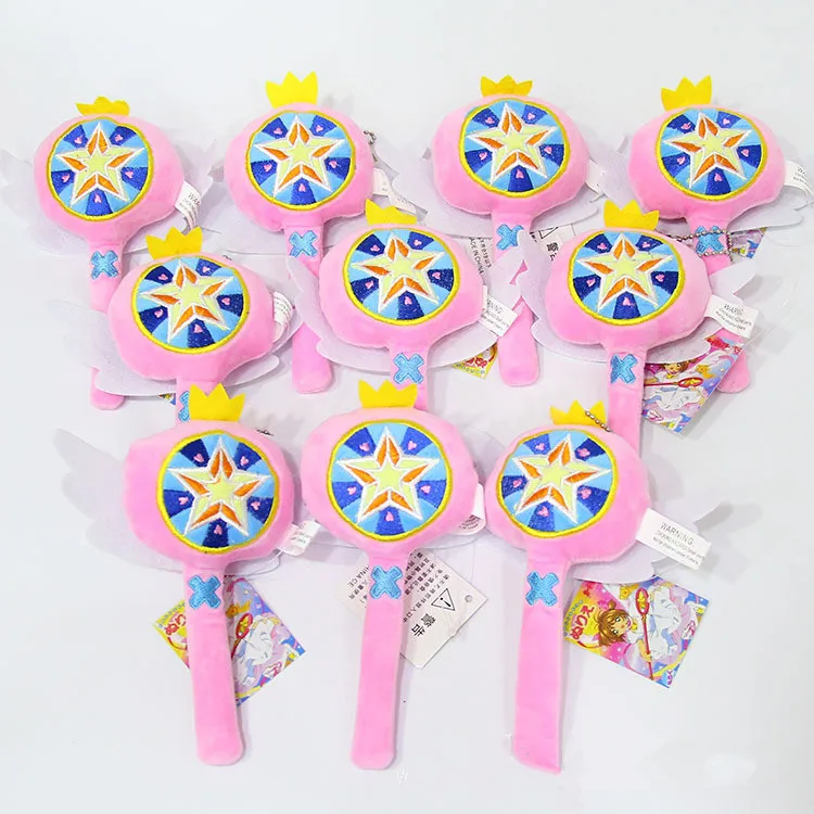 Карта Captor Sakura новая звезда волшебная палочка плюшевый брелок мультяшный