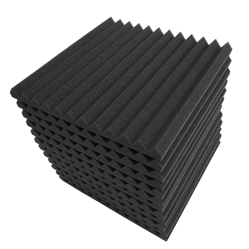 6 Pack Acoustic Foam Wedge 30 X 30 X 5 cm Studio Soundproofing Panels