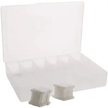 

One Box of 50 Plastic Bobbins Floss & Needlecraft Organizer