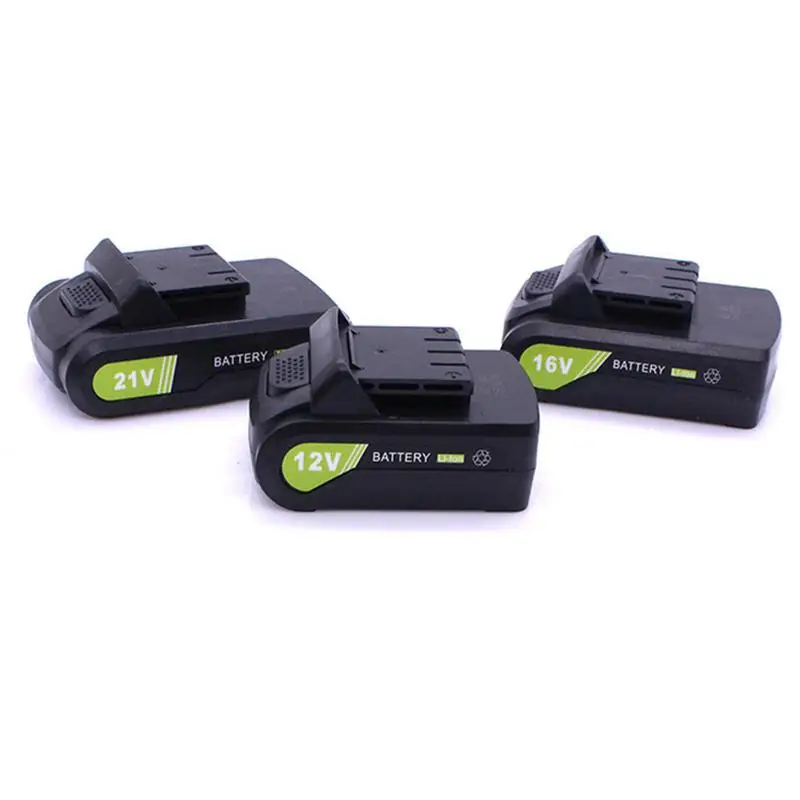 

Universal 12V/16.8V/21VMax Li-ion Rechargeable Battery With Flat Push Type For Electric Drill / Electric Screw Driver