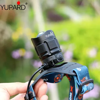 

YUPARD USB charging XM-L2 led T6 LED Headlamp high power power bank headlight output input+rechargeable 18650 battery+USB line