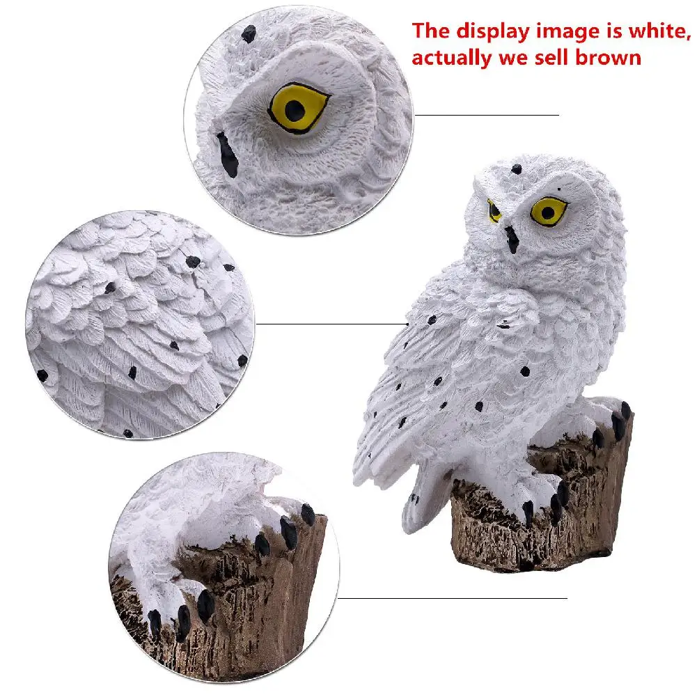 SOLLED Owl Solar Light With Solar LED Panel Fake Owl Waterproof IP65 Outdoor Solar Powered Led Path Lawn Yard Garden Lamps SOLLED Owl Solar Light With Solar LED Panel Fake Owl Waterproof IP65 Outdoor Solar Powered Led Path Lawn Yard Garden Lamps