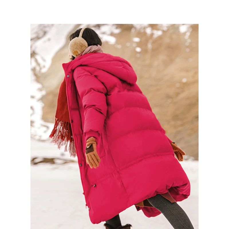 INMAN 2018 Winter New Arrival Hooded Fashion Loose Thick Duck Down Long Woman Down Coat INMAN 2018 Winter New Arrival Hooded Fashion Loose Thick Duck Down Long Woman Down Coat