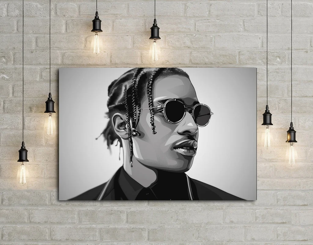 Fashion ASAP ROCKY Music Singer Star Poster Art Canvas Poster Wall Picture for Living Room No Frame Fashion ASAP ROCKY Music Singer Star Poster Art Canvas Poster Wall Picture for Living Room No Frame