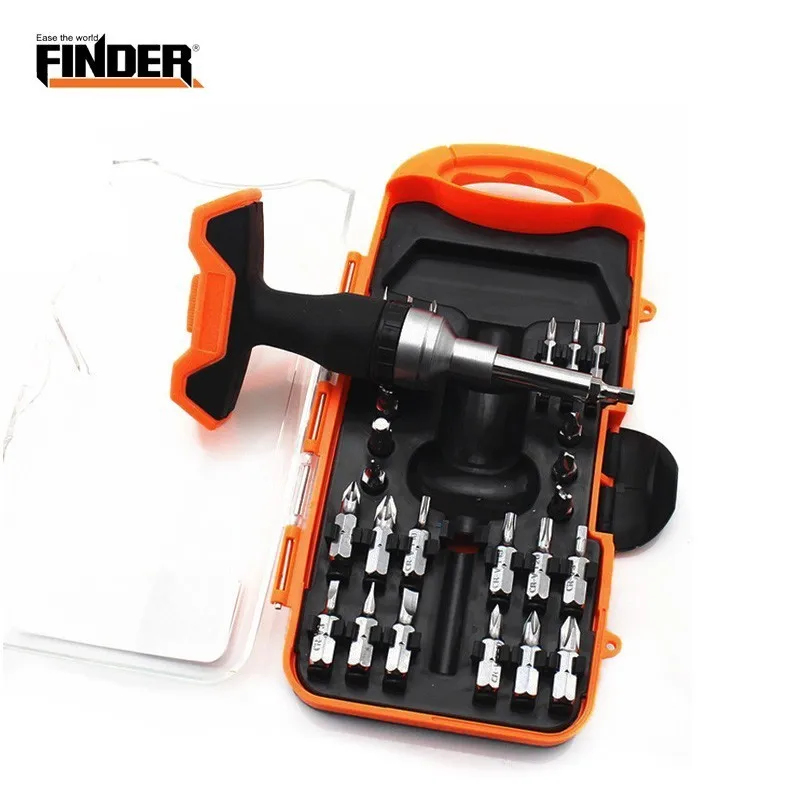 

PEGASI 26 In 1 Precision Double T Handle Ratchet Drive Screwdriver Set Notebook Iphone Ipad Camera Mini Electronic Repair Tool