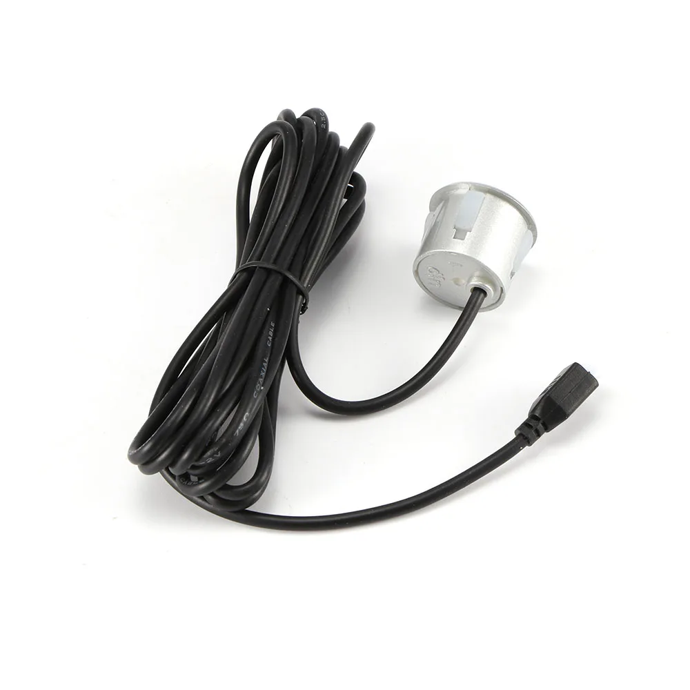 

22mm 12V Car Parking Sensor Monitor Reverse Backup Kit for Radar Sound Alert Indicator Probe System Black Silver