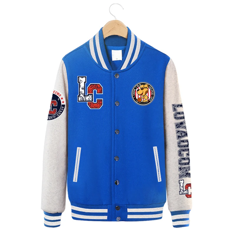 

2019 New Arrival Pattern Open Stitch Cotton Casual No Print Men Baseball Jacket Winter Of Female Students Cardigan Thick Coat