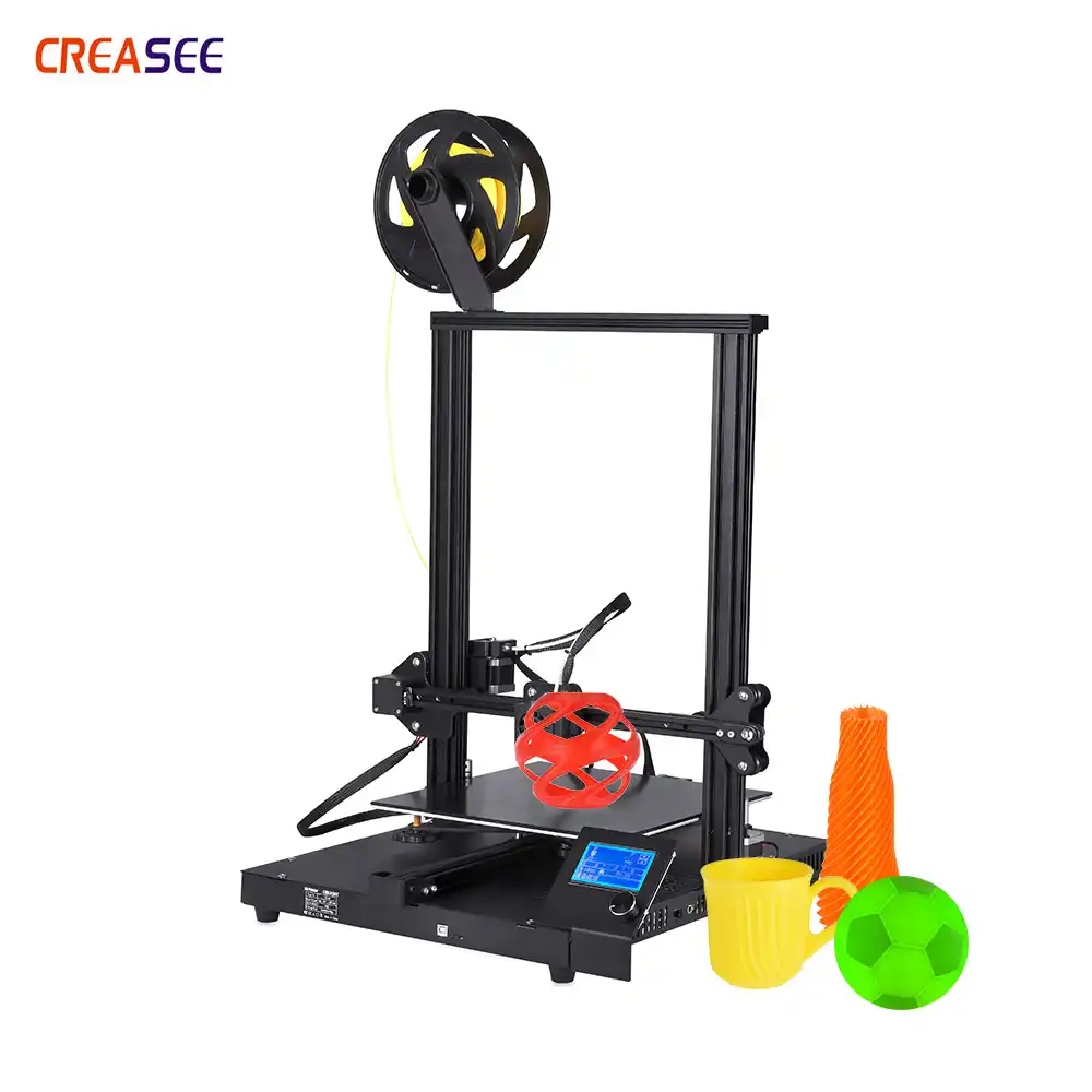Creasee Cs 10 3d Printer Diy Kit Ultra Thin Metal Base High Precision Rapid Self Assembly Resume Printing With 3 2 Inch Screen 3d Printers Aliexpress
