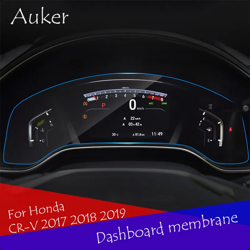 Вождение автомобиля Dashboard мягкие пленка для экрана HD защитная пленка для Honda CR-V CRV