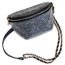 Abdb-дизайн с блестками, женские забавные Сумки на пояс, сумка на плечо, модная женская нагрудная сумка, женская сумка через плечо на цепочке