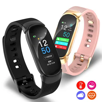 

Fitness Tracker Heart Rate Monitor Smart Bracelet Blood Pressure Measurement Waterproof IP67 Smart Band Watch For Women Men